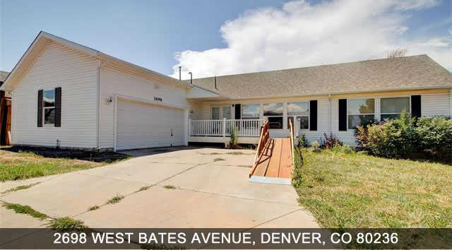 Denver CO Real Estate listing - Handicap Accessible - 2698 W. Bates Avenue, Denver CO 80236