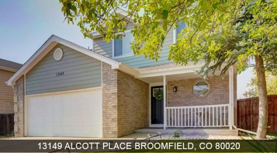Updated modern 2-story home located in Broomfield